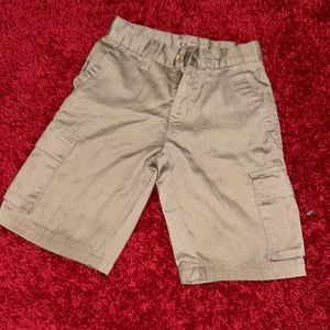 Tan/khaki cargo uniform shorts
